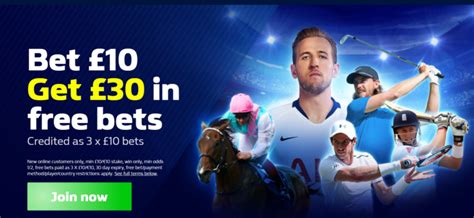 William Hill Bet 10 Get 30 .